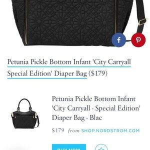 Petunia Pickle Bottom Special Edition Diaper Bag